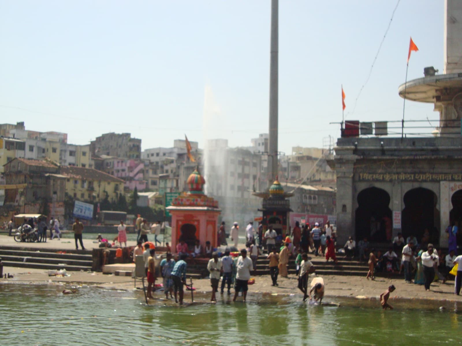 Ram Kund, Nashik's sacred ghat on the Godavari — one of the specific places Trinetra was built to help people actually find